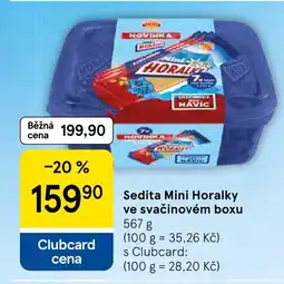 Tesco Sedita Mini Horalky ve svačinovém boxu nabídka