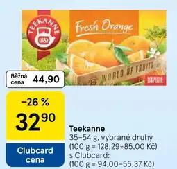 Tesco Teekanne nabídka