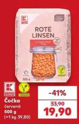 Kaufland Čočka červená nabídka