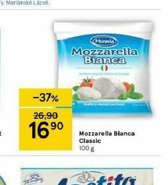 Tesco Mozzarella bianca classic nabídka