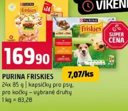 Terno Purina friskies nabídka