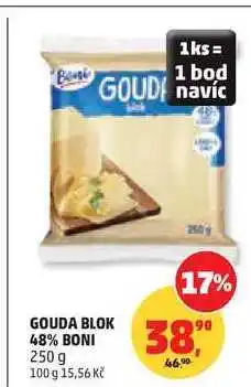 Penny Market GOUDA BLOK 48% BONI nabídka