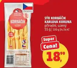 Penny Market SÝR KORBÁČIK KARLOVA KORUNA přírodní nabídka