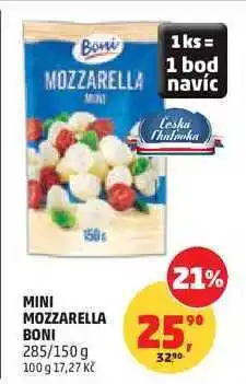 Penny Market MINI MOZZARELLA BONI, 285/150g nabídka