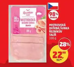Penny Market MISTROVSKÁ DUŠENÁ ŠUNKA ŘEZNÍKŮV TALÍŘ nabídka
