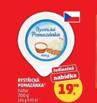 Penny Market BYSTŘICKÁ POMAZÁNKA natur nabídka