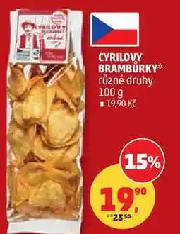 Penny Market CYRILOVY BRAMBŮRKY různé druhy nabídka