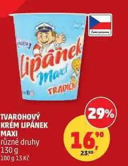 Penny Market TVAROHOVÝ KRÉM LIPÁNEK MAXI různé druhy nabídka