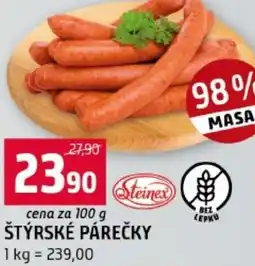Terno Štýrské párečky nabídka
