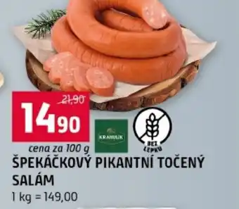 Terno Špekáčkový pikantní točený salám nabídka