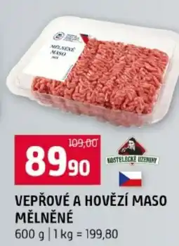 Terno Vepřové a hovězí maso mělněné nabídka
