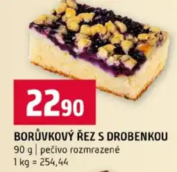 Terno Borůvkový řez s drobenkou nabídka