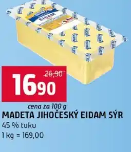Terno Madeta jihočeský eidam sýr nabídka