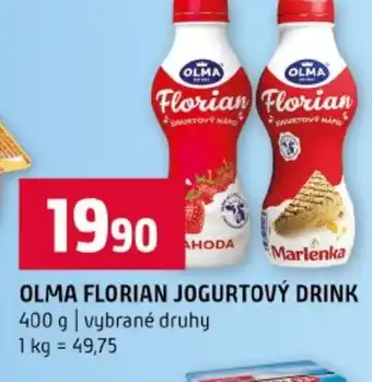 Terno Olma florian jogurtový drink nabídka