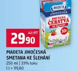 Terno Madeta jihočeská smetana ke šlehání nabídka