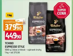 Terno Tchibo espresso style nabídka