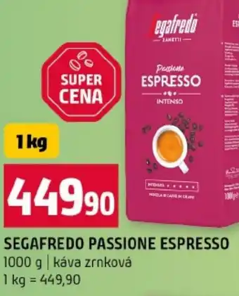 Terno Segafredo passione espresso nabídka