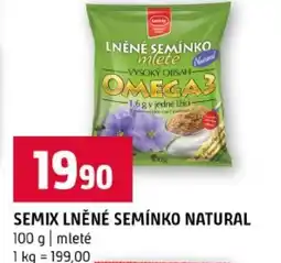 Terno Semix lněné semínko natural nabídka