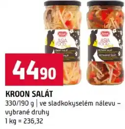 Terno Kroon salát nabídka