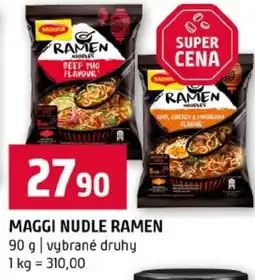 Terno Maggi nudle ramen nabídka