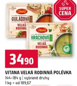 Terno Vitana velká rodinná polévka nabídka