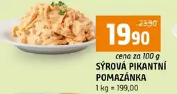 Terno Sýrová pikantní pomazánka nabídka