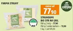 Terno Struhoumi bio sýr na gril nabídka