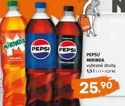 Terno Pepsi/ mirinda nabídka