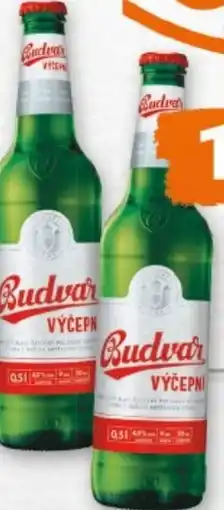 Terno Budvar výčepní světlé pivo výčepní nabídka