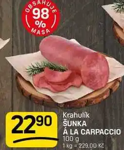 Flop Krahulik ŠUNKA Á LA CARPACCIO nabídka