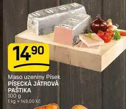 Flop Maso uzeniny Písek PÍSECKÁ JÁTROVÁ PAŠTIKA nabídka