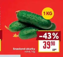 Billa Snackové okurky volné nabídka