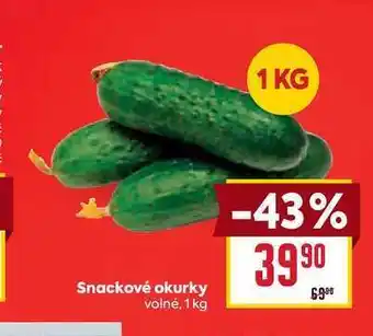 Billa Snackové okurky volné nabídka