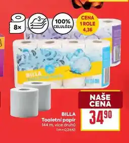 Billa BILLA Toaletní papír 144 m nabídka
