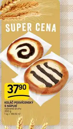 Flop KOLÁČ POSVÍCENSKÝ S NÁPLNÍ vybrané druhy nabídka