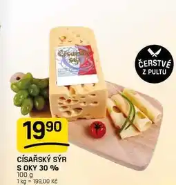 Flop CÍSAŘSKÝ SÝR S OKY 30% nabídka