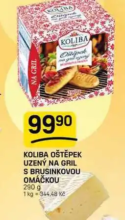 Flop KOLIBA OŠTĚPEK UZENÝ NA GRIL S BRUSINKOVOU OMÁČKOU nabídka