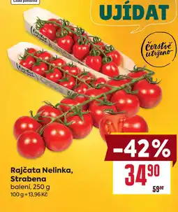 Billa Rajčata Nelinka, Strabena balení nabídka