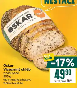 Billa Oskar Vícezrnný chléb z naší pece nabídka
