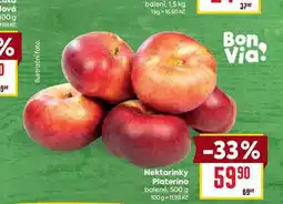 Billa Nektarinky Platerino balené nabídka