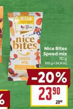 Billa Nice Bites Speed mix 70 g 100 g nabídka