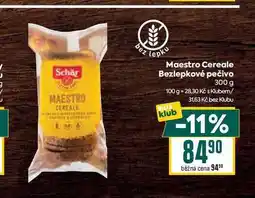 Billa Maestro Cereale Bezlepkové pečivo nabídka