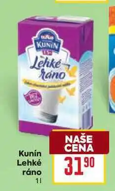Billa Kunín Lehké ráno nabídka
