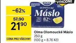 Tesco Olomoucké Máslo nabídka