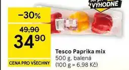 Tesco Tesco Paprika mix, 500 g, balená nabídka