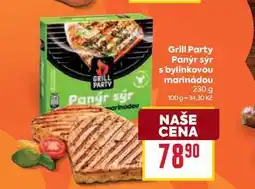 Billa Grill Party Panýr sýr s bylinkovou marinádou nabídka