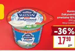 Billa Kunín Kysaná smetana krémovitá nabídka
