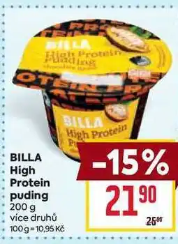 Billa Billa High Protein Puding nabídka