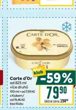 Billa Carte d'Or od nabídka