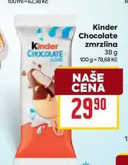 Billa Kinder Chocolate zmrzlina nabídka